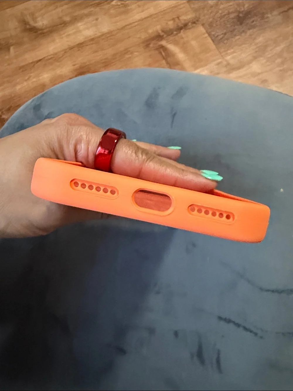 Orange Silicone Phone Case - Protective Cover REASONABLE OFFERS ACCEPTED